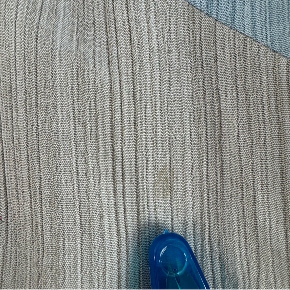 Vintage Joyce Petite 1980s pink, blue and beige zippered geometric top medium - Picture 6 of 16